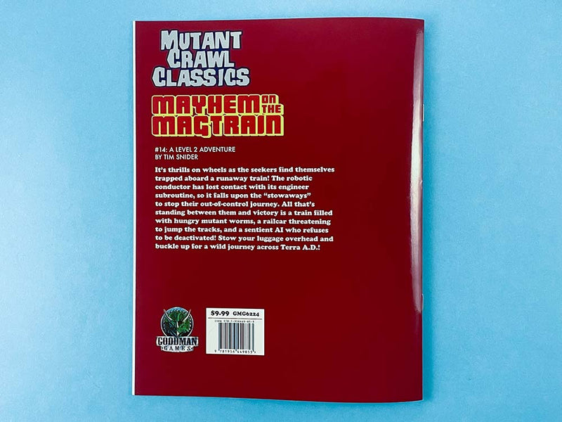 DCC RPG: Mutant Crawl Classics - Mayhem on the Magtrain (MCC