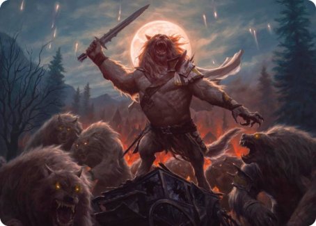 Tovolar, the Midnight Scourge 1 Art Card [Innistrad: Midnight Hunt Art Tovolar, the Midnight Scourge 1 Art Card [Innistrad: Midnight Hunt Art