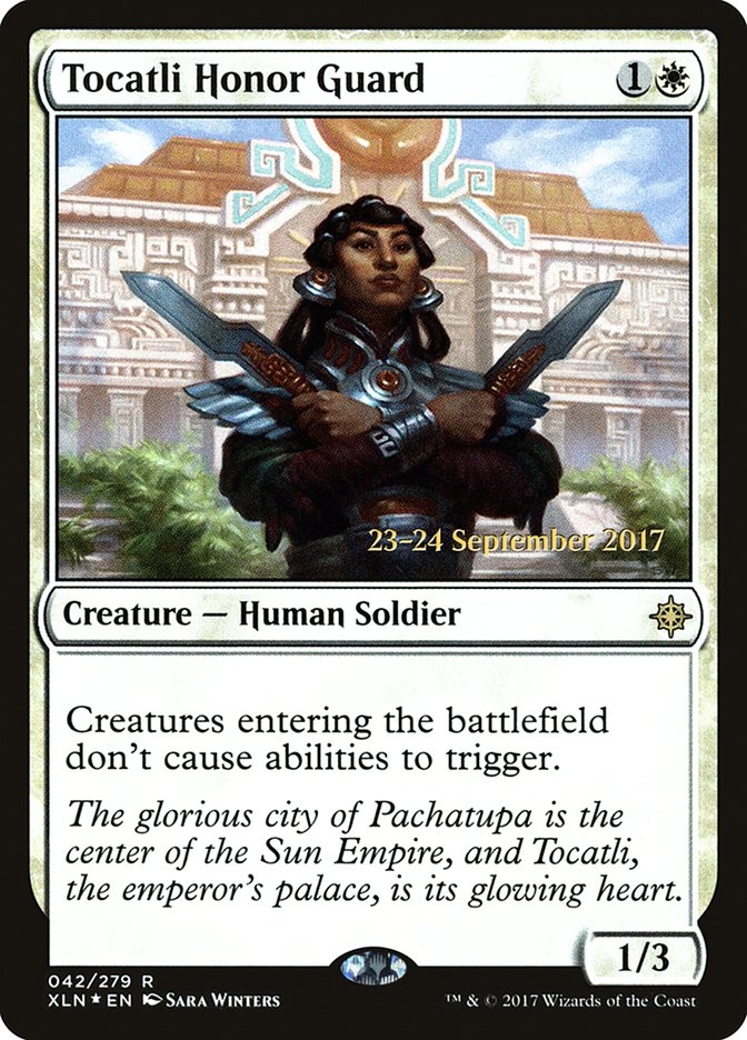 Tocatli Honor Guard  [Ixalan Prerelease Promos]