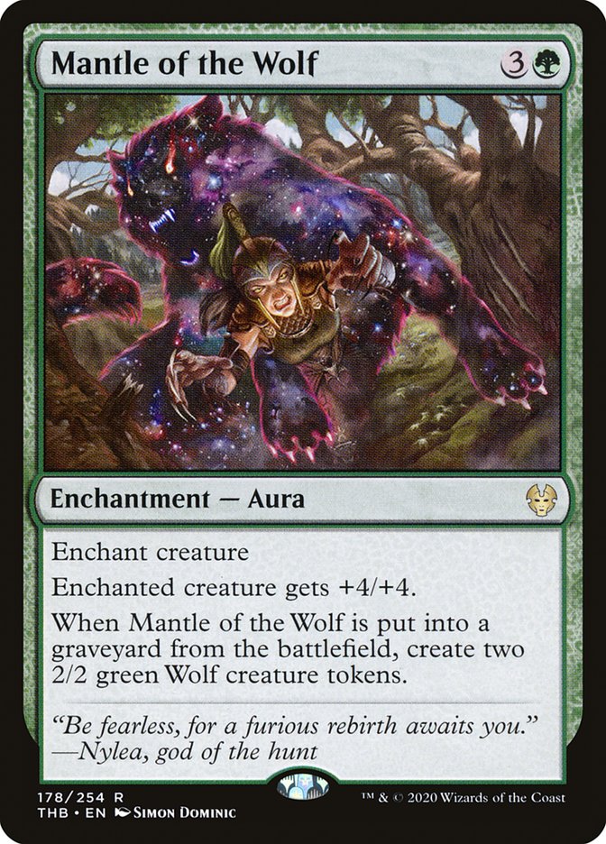 wolf cards mtg Aspect of Magic The Gathering Trading Card