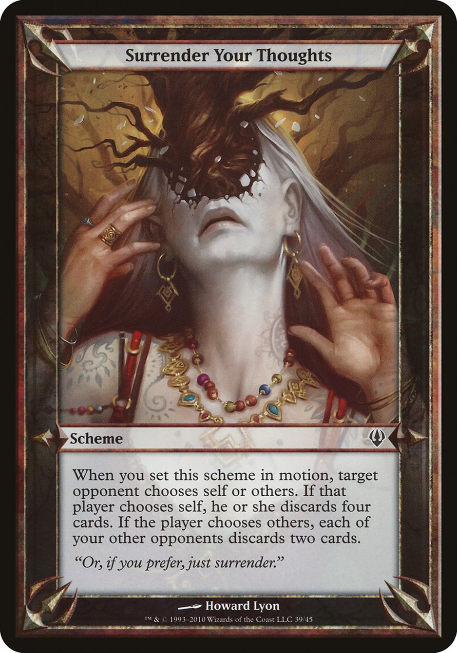mtg archenemy scheme cards price 4 Complete Decks and Schemes (Opened) Reanimate zombie horrors Surrender Your Thoughts (Schemes) [Archenemy