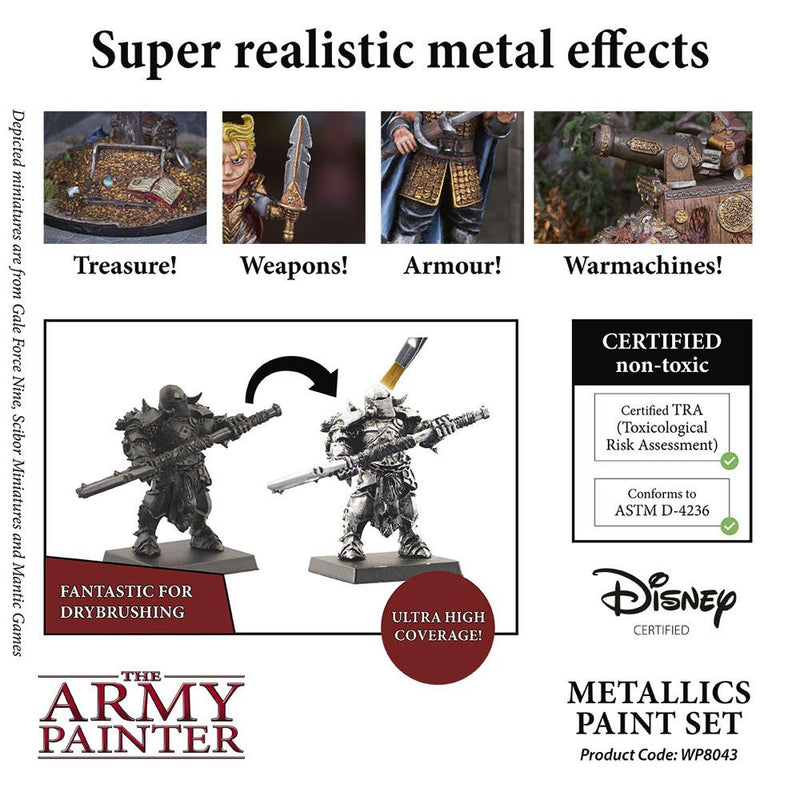 The Army Painter Metallics Paint Set