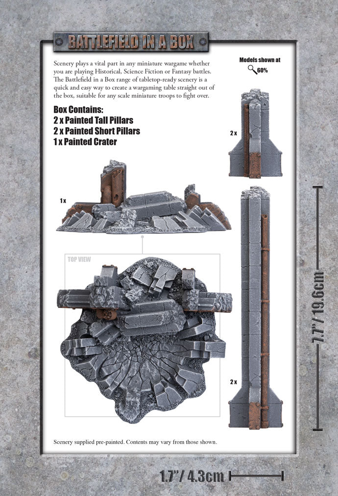 BB600 Gothic Industrial Pillars