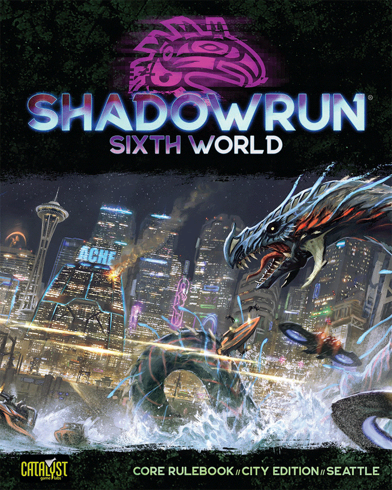 Shadowrun Sixth World RPG: Core Rulebook City Edition - Seattle