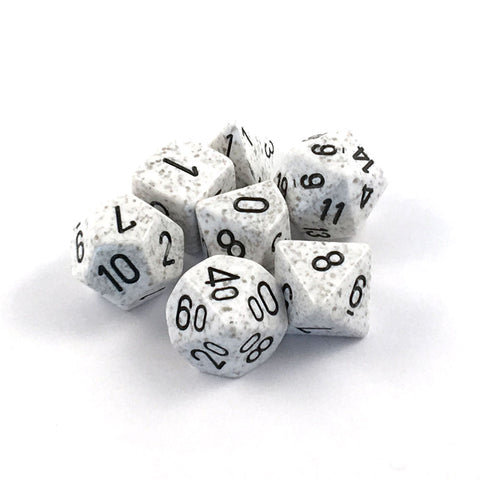 CHX 25311 Arctic Camo Speckled Polyhedral 7 Die Set