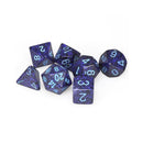 CHX 25307 Cobalt Speckled Polyhedral 7 Die Set