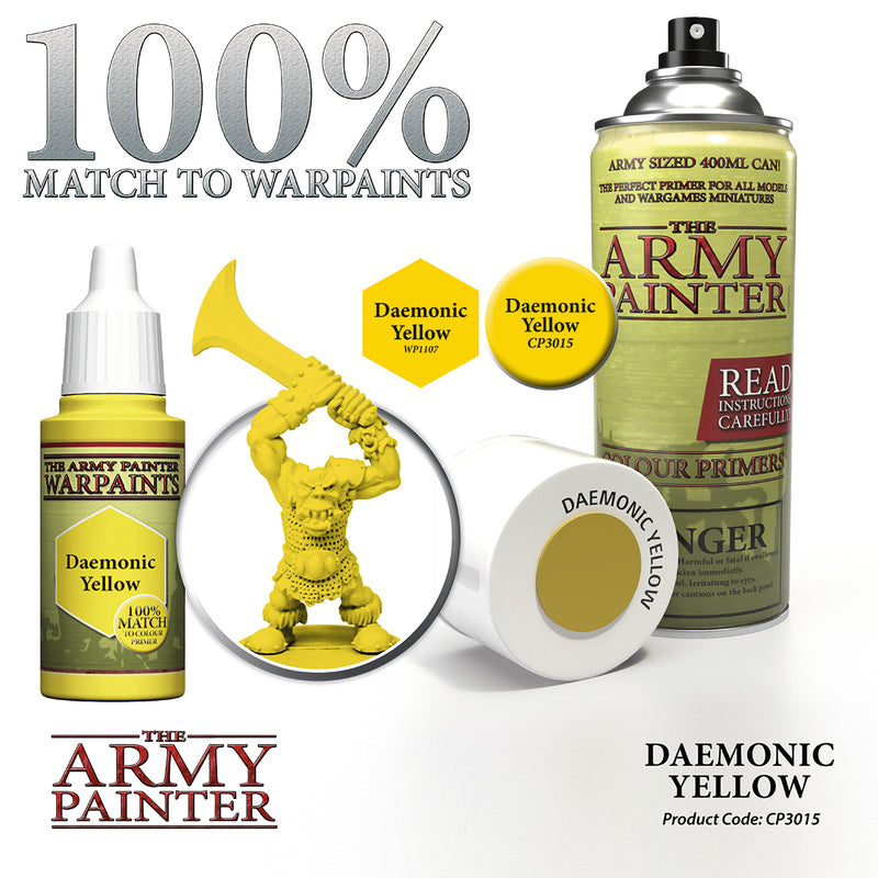 Army Painter Color Primer: Daemonic Yellow (400 ml)