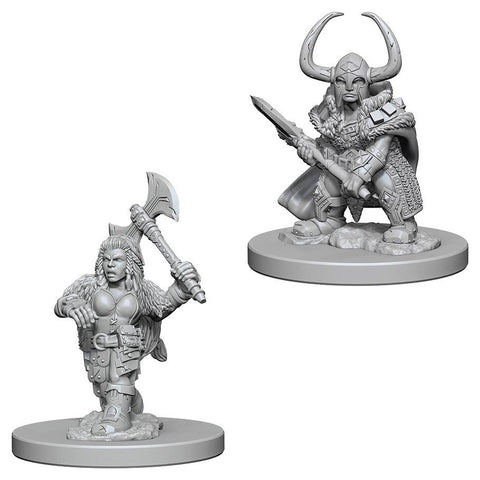 WZK 72645 Dwarf Female Barbarian