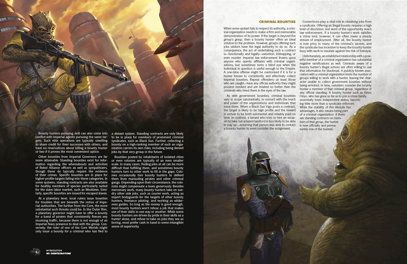 Star Wars RPG: Edge of the Empire - No Disintegrations (Bounty Hunter Sourcebook)