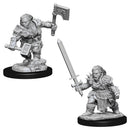 WZK 73694 Dwarf Female Barbarian