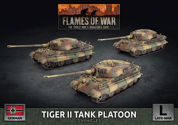 Flames of War - Tiger II Tank Platoon (GBX178)