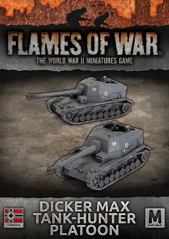Flames of War - Dicker Max Tank-Hunter Platoon (GBX190)