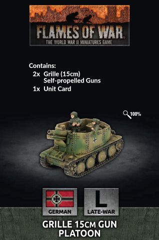 Flames of War: Grille (Late) (15cm) Gun Platoon