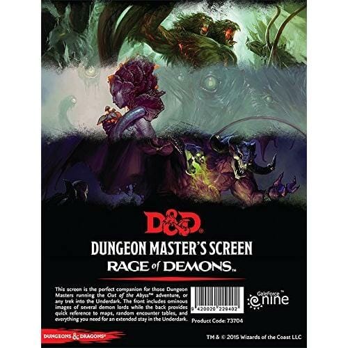 D&D 5E: Rage of Demons DM Screen