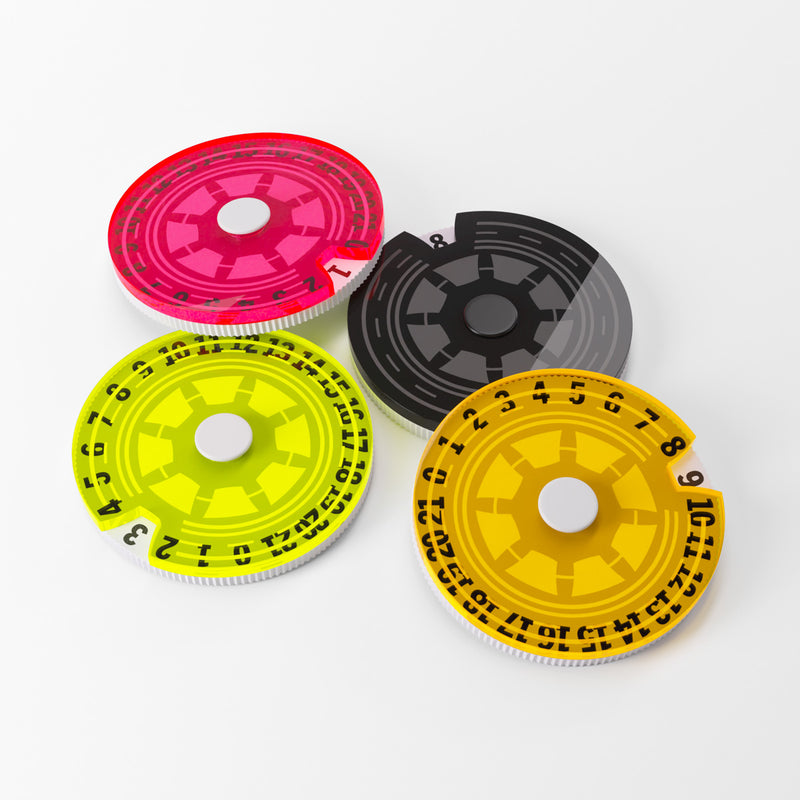 Gamegenic Life Counters - Set of 4 Multicolor Dials