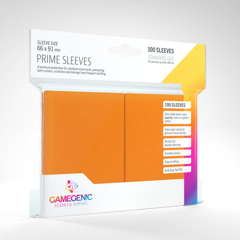 Gamegenic Prime Sleeves Orange