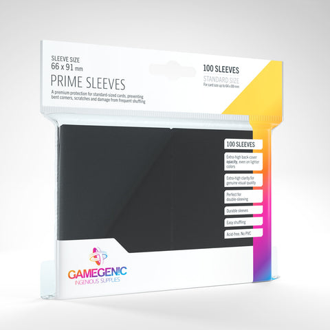 Gamegenic Prime Sleeves Black