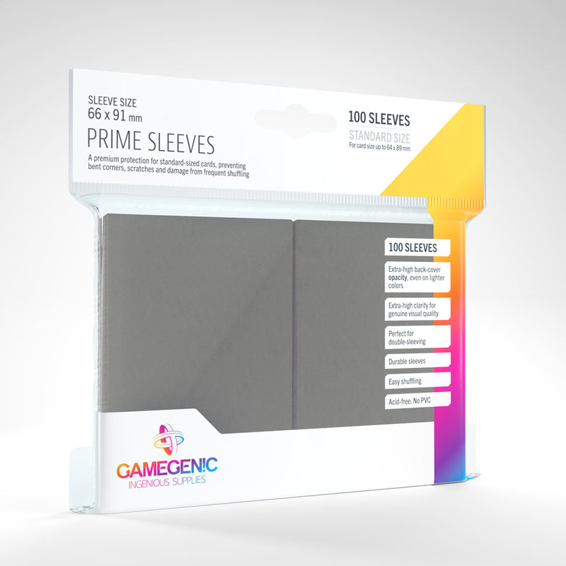 Gamegenic Prime Sleeves Dark Gray