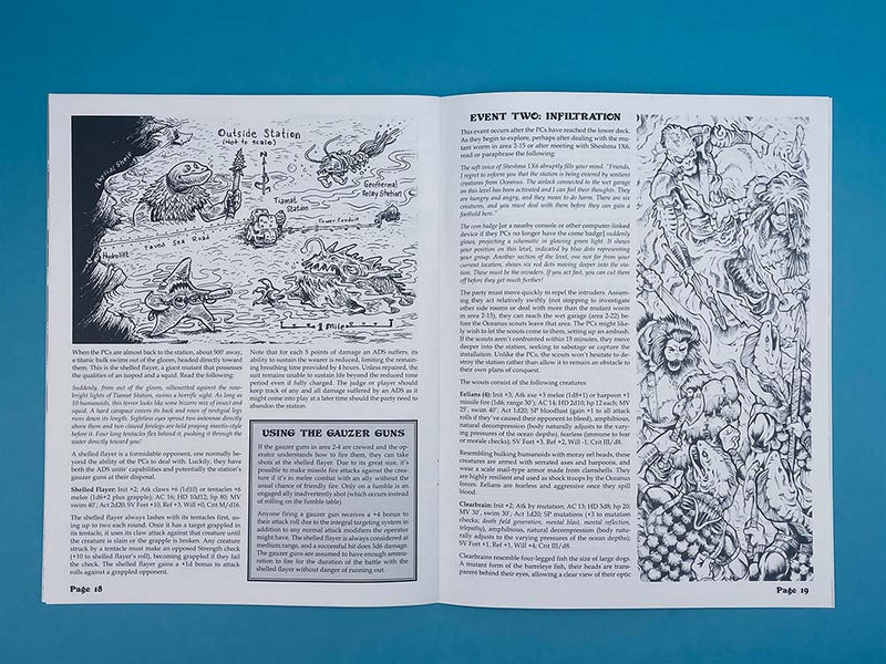DCC RPG: Mutant Crawl Classics - Into the Glowing Depths