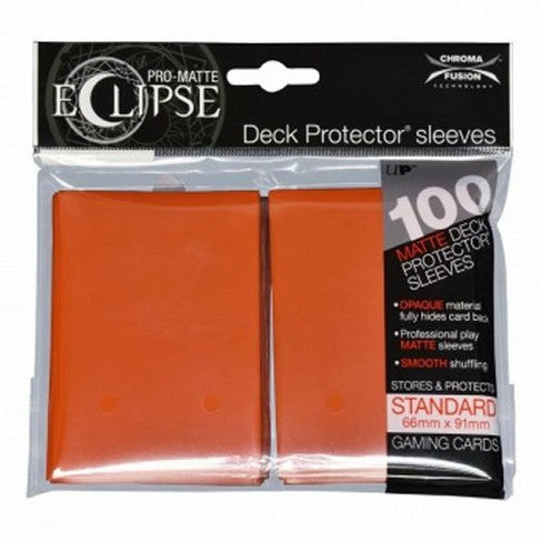 Eclipse Pro-Matte Sleeves - Pumpkin Orange