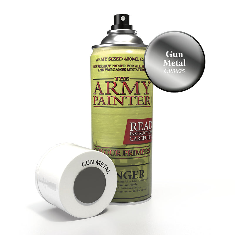 Army Painter Color Primer: Gun Metal (400 ml)