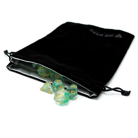 Die Hard Dice: Dice Bag Large - Black Velvet