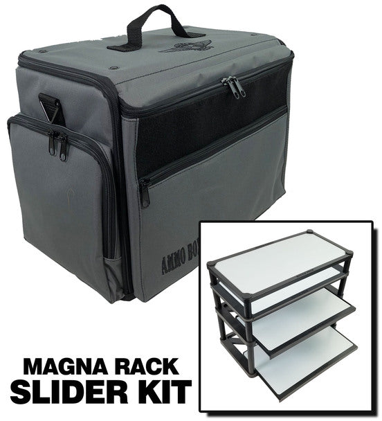 Battle Foam Ammo Box Bag with Magna Rack Slider Load Out BF-AMMOBB-MRSML Black