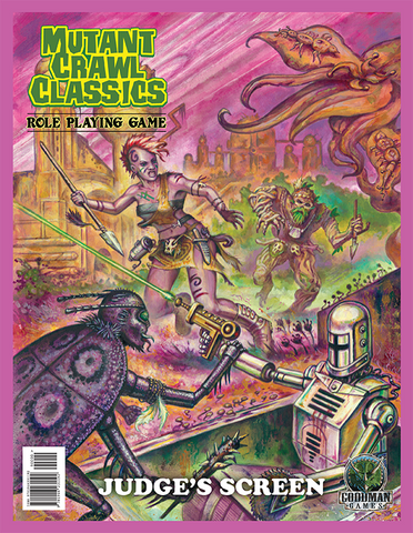 DCC RPG: Mutant Crawl Classics - Judge's Screen