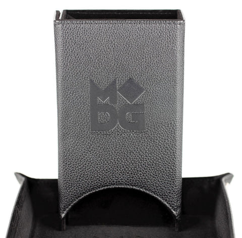 Velvet Fold Up Dice Tower - Black