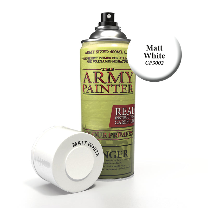 Army Painter Color Primer: Matt White (400 ml)