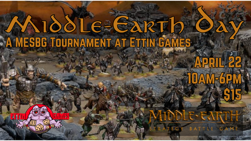 Middle-Earth Day Tournament Entry