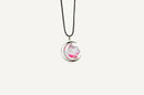 SDZ0012-10 Be My Nat 20 Valentines' Snowglobe D20 Necklace