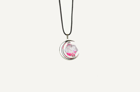 SDZ0012-10 Be My Nat 20 Valentines' Snowglobe D20 Necklace