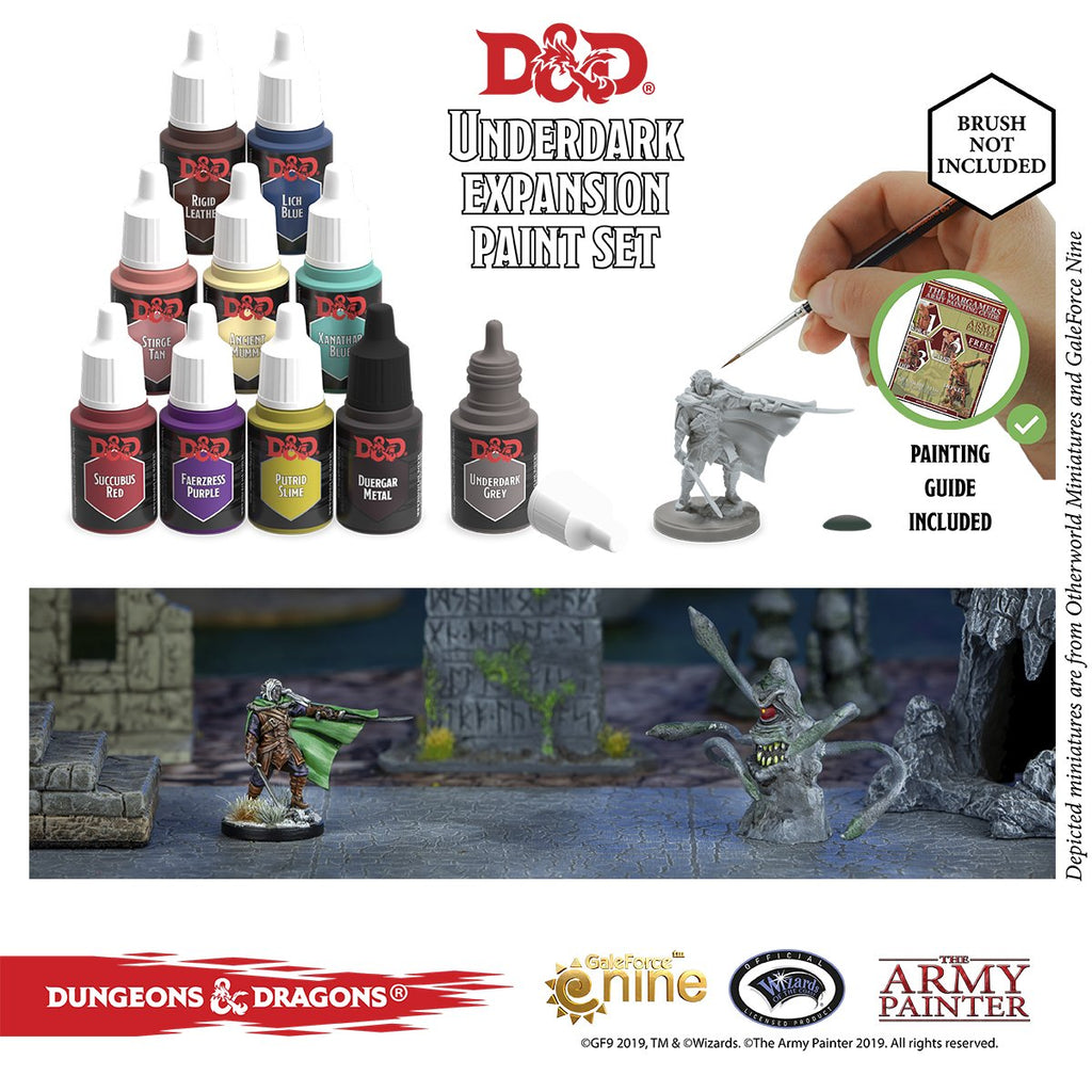 D&D: Adventurers Paint Set, Accessories