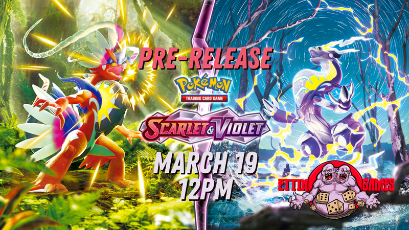 Pokemon Scarlet & Violet March 19 Pre-Release ticket