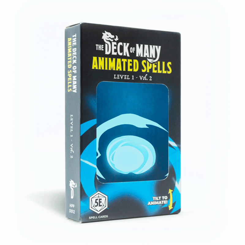 The Deck of Many: Animated Spell Cards - Level 1 Vol. 2