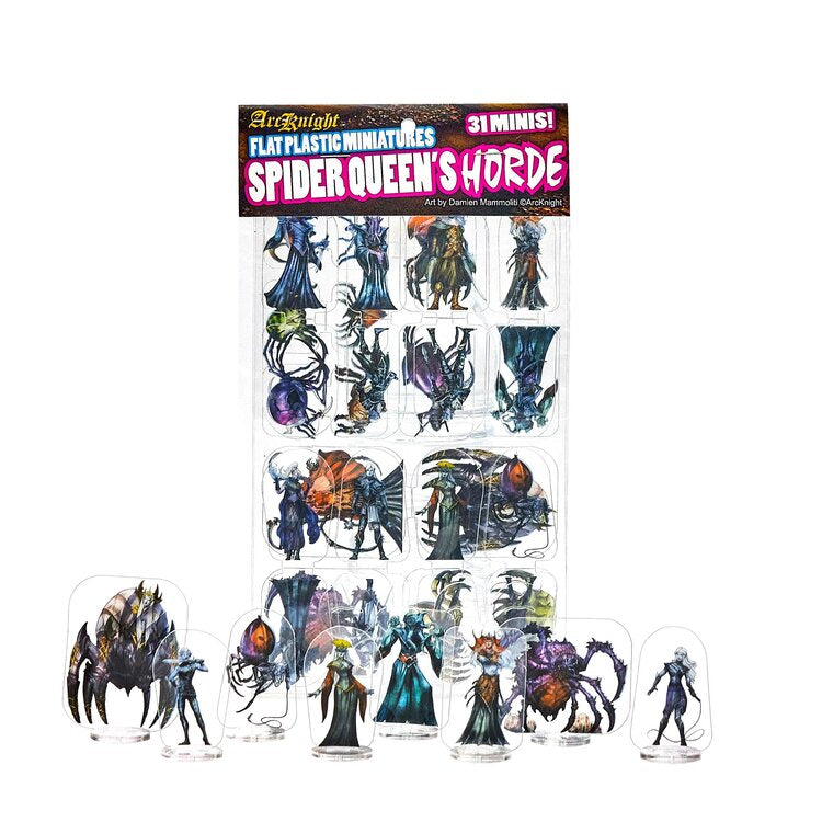 ArcKnight Flat Plastic Miniatures - Spider Queen's Horde