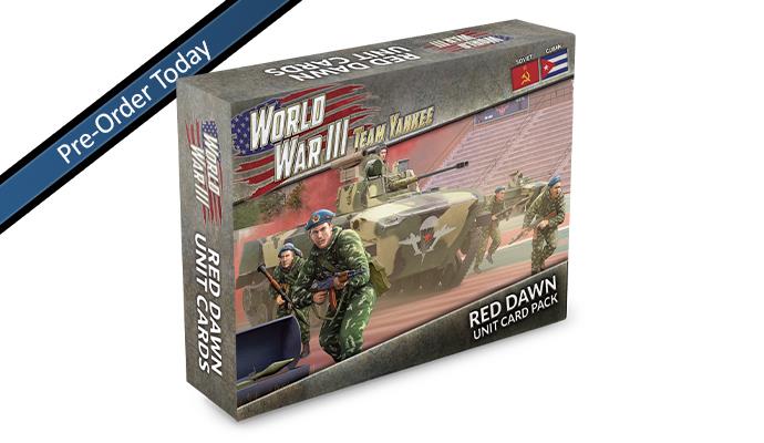 Team Yankee: World War III - Red Dawn Unit Card Pack (WW3-07U)