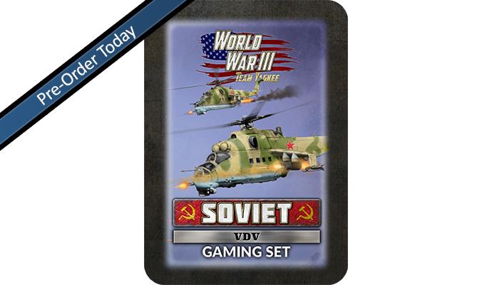 Team Yankee: World War III - Soviet VDV Gaming Set (TTK25)
