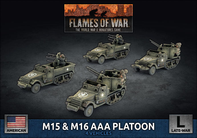 Flames of War - M15 & M16 AAA Platoon