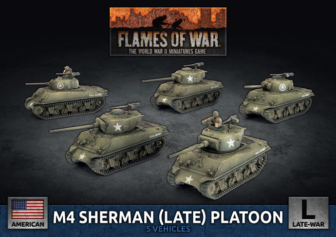 Flames of War - M4 Sherman (Late) Platoon