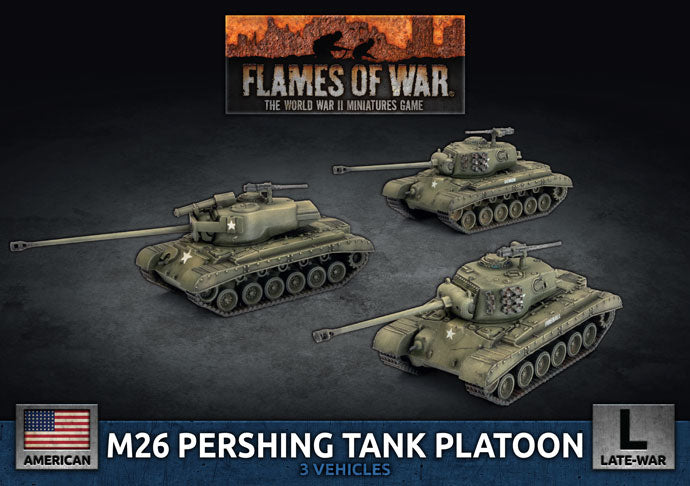 Flames of War - M26 Pershing Tank Platoon