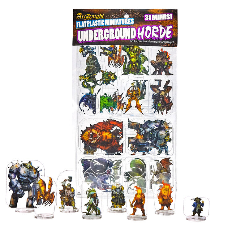 ArcKnight Flat Plastic Miniatures: Underground Horde