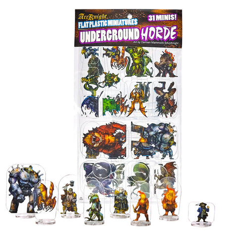 ArcKnight Flat Plastic Miniatures: Underground Horde