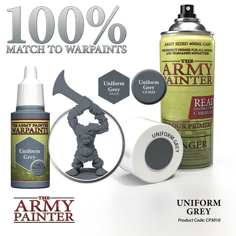 Army Painter Color Primer: Uniform Grey (400 ml)