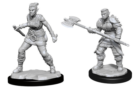 Nolzur's Marvelous Miniatures: Orc Barbarian Female