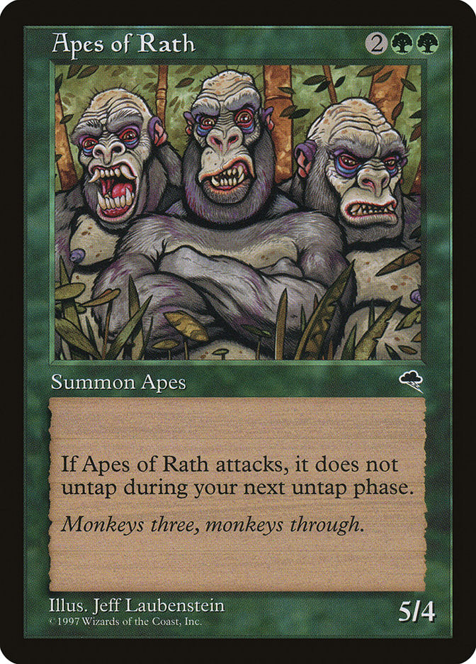 monkey mtg card Punch the choose a letter Punch, the Monkey has been