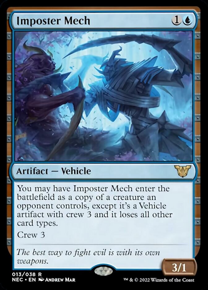 shop deals on mtg edge of eternities booster box Imposter Mech [Kamigawa: Neon Dynasty Commander]