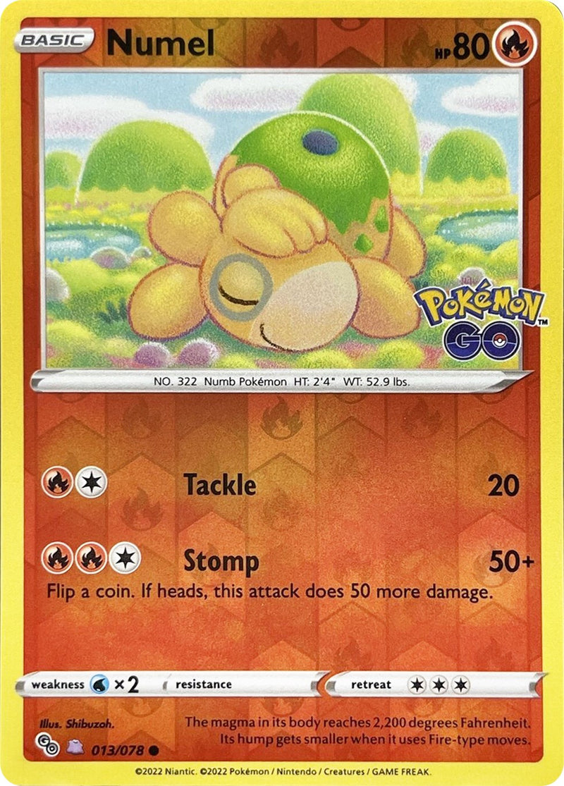 pokemon tcg ditto cards - 107/159 - Crown Zenith variation to centering Numel (013/078) (Peelable Ditto) [Pokmon