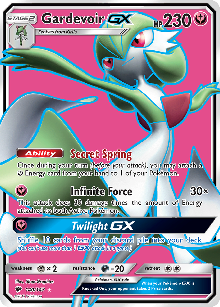 Gardevoir GX (140/147) [Sun & Moon: Burning Shadows]